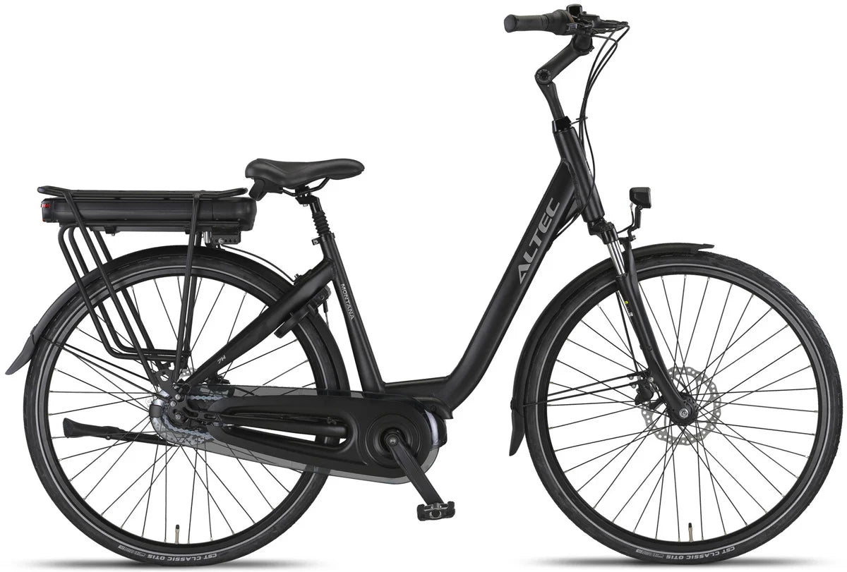 Altec Montana e-bike 28 inch Midden Motor N7 Hyd Mat Zwart