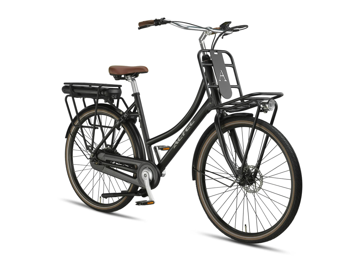 Altec Sakura dames fiets e-bike 28inch 53cm 468Wh Achterwielmotor HYD Mat Zwart
