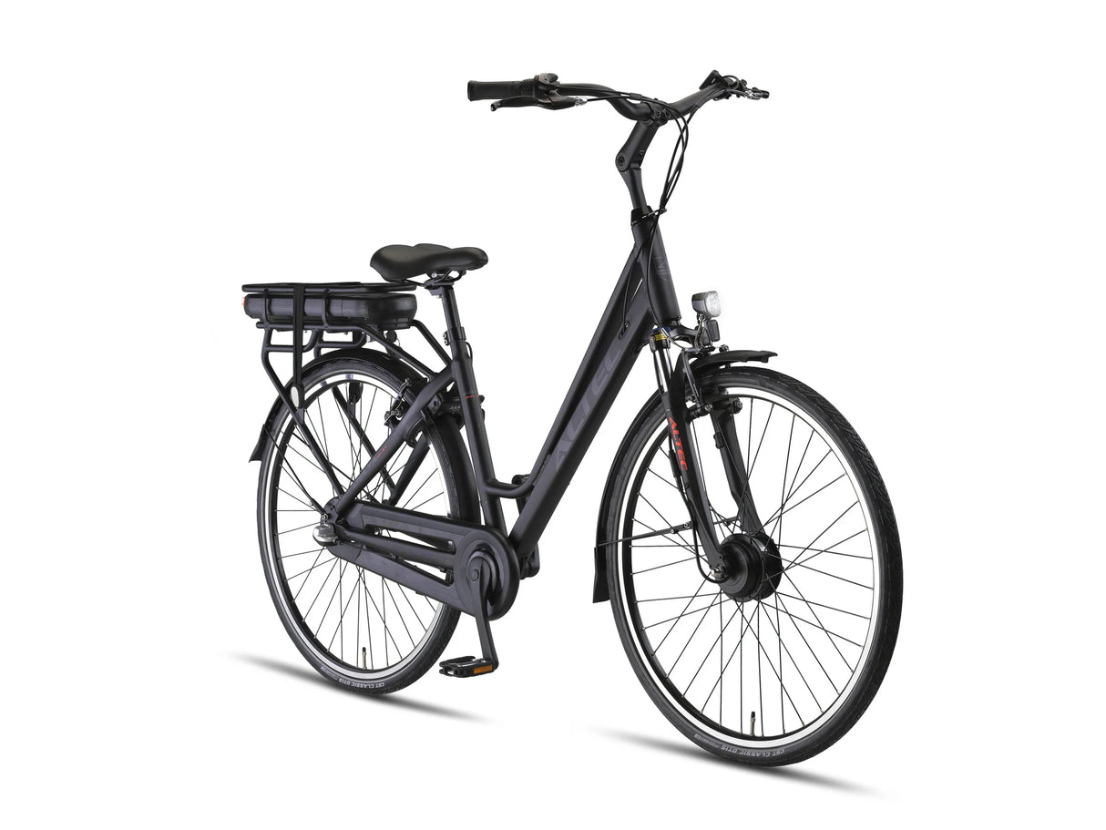 Altec Delta Elektrische dames fiets mat zwart e-bike