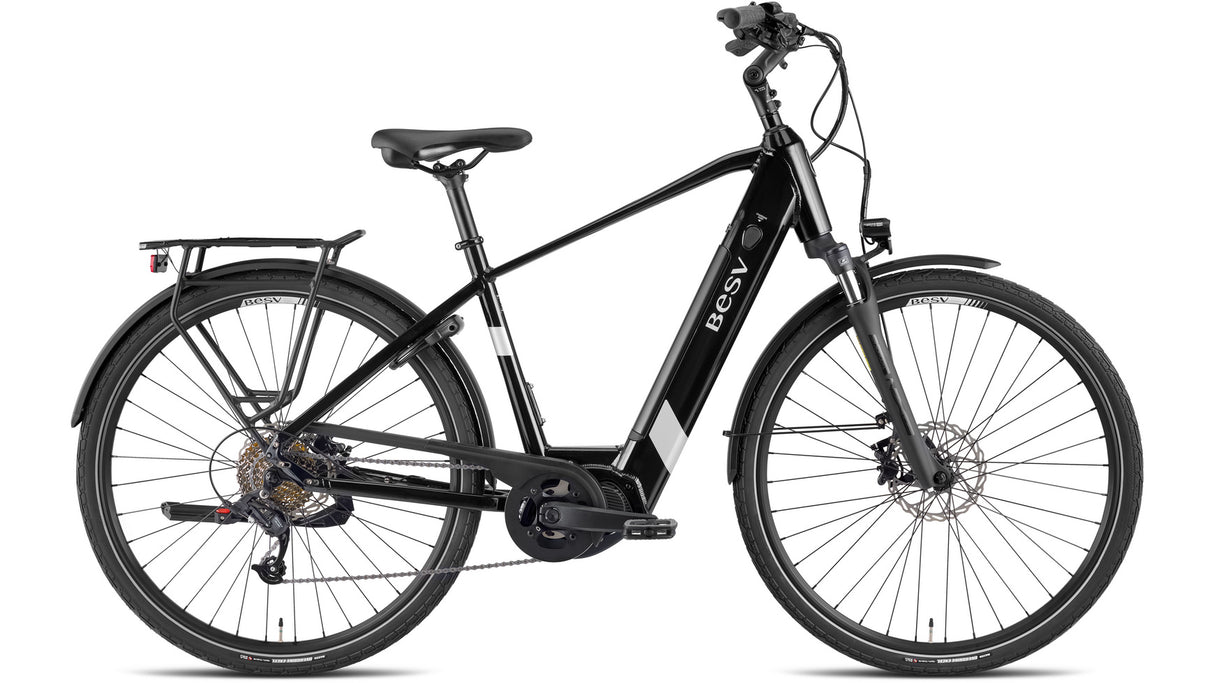 BESV TR 2.1 Step Over heren fiets e-bike zwart