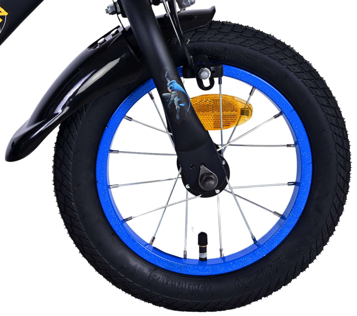 Batman Kinderfiets - Jongens 12 inch - Zwart - Twee handremmen