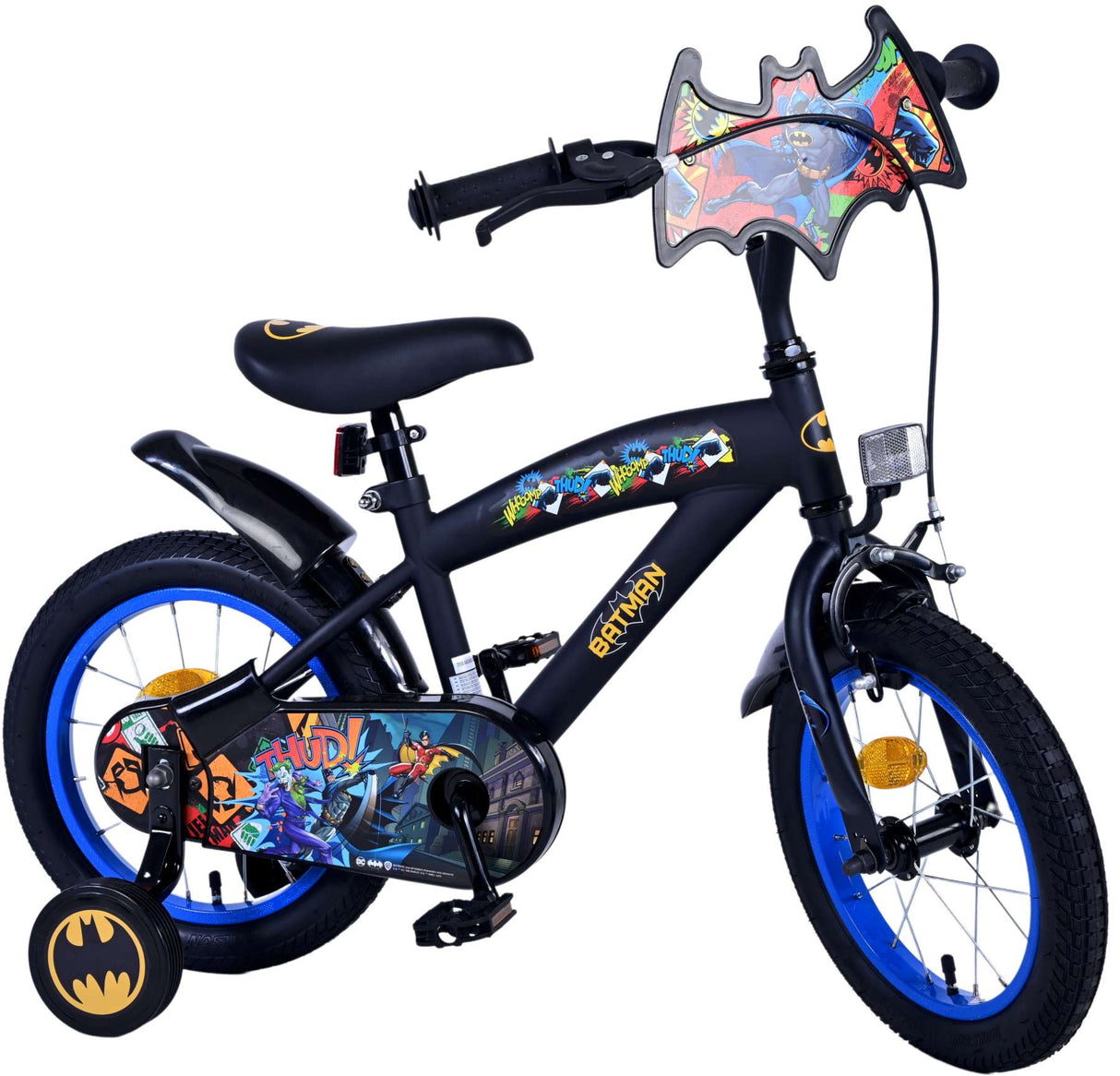 Batman Kinderfiets Jongens fiets 14 inch Zwart