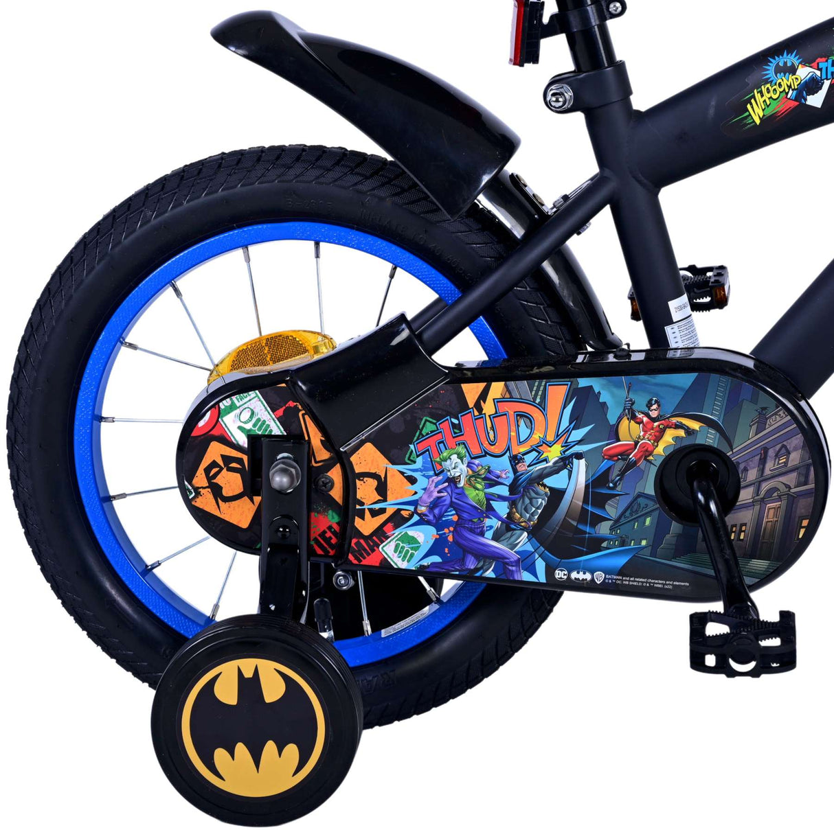 Batman Kinderfiets Jongens fiets 14 inch Zwart