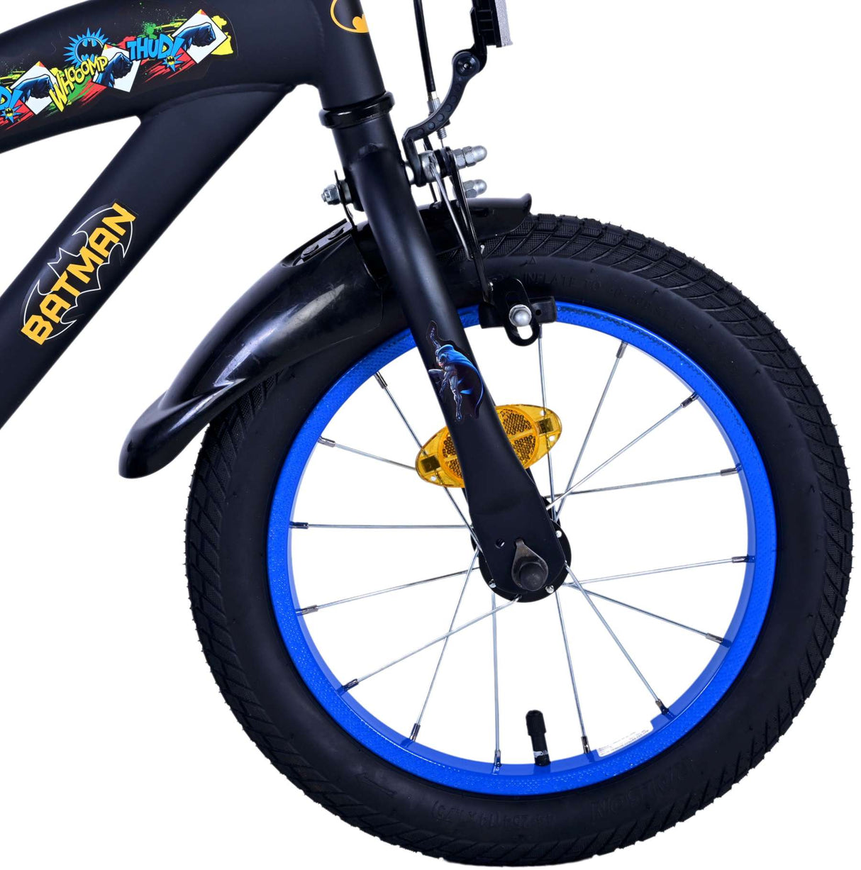 Batman Kinderfiets Jongens fiets 14 inch Zwart