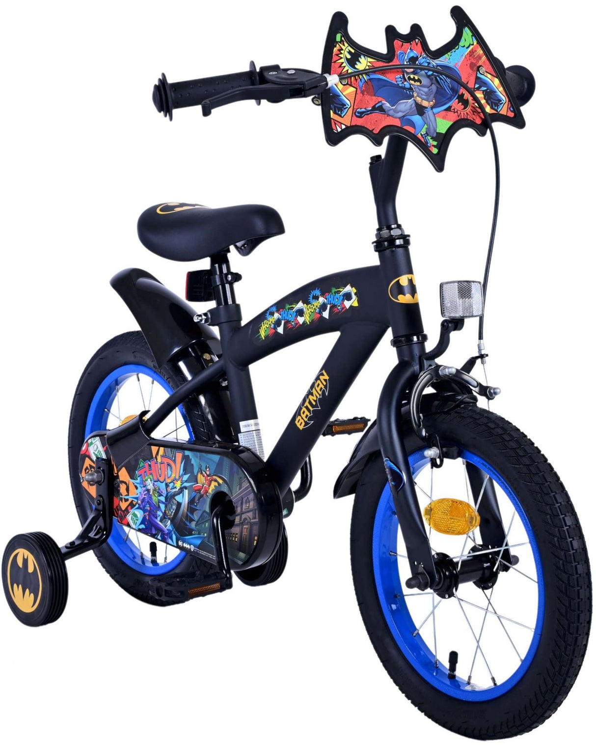 Batman Kinderfiets Jongens fiets 14 inch Zwart