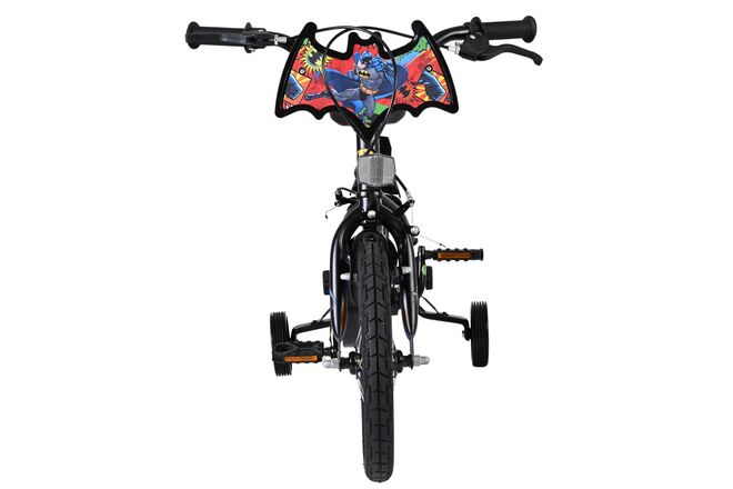 Batman Kinderfiets - Jongens fiets 14 inch - Zwart - Twee handremmen