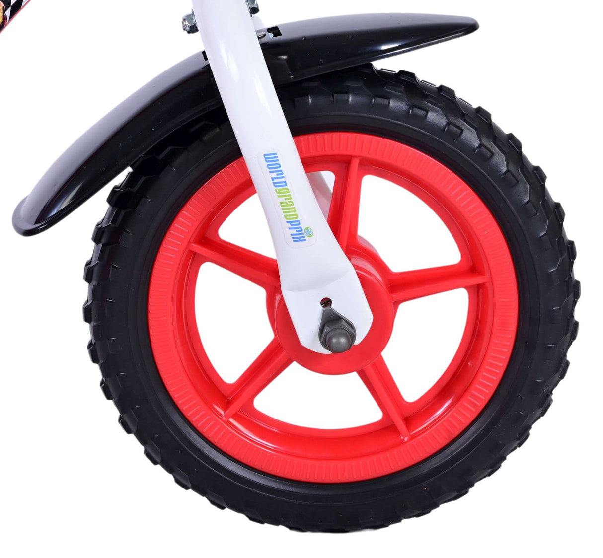 Disney Cars Kinderfiets - Jongens 10 inch - Rood - Doortrapper