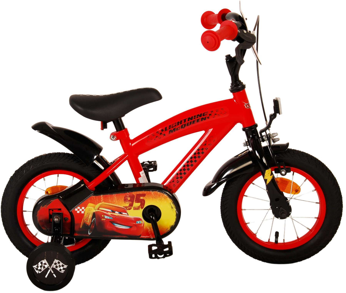 Disney Cars Kinderfiets - Jongens 12 inch - Rood