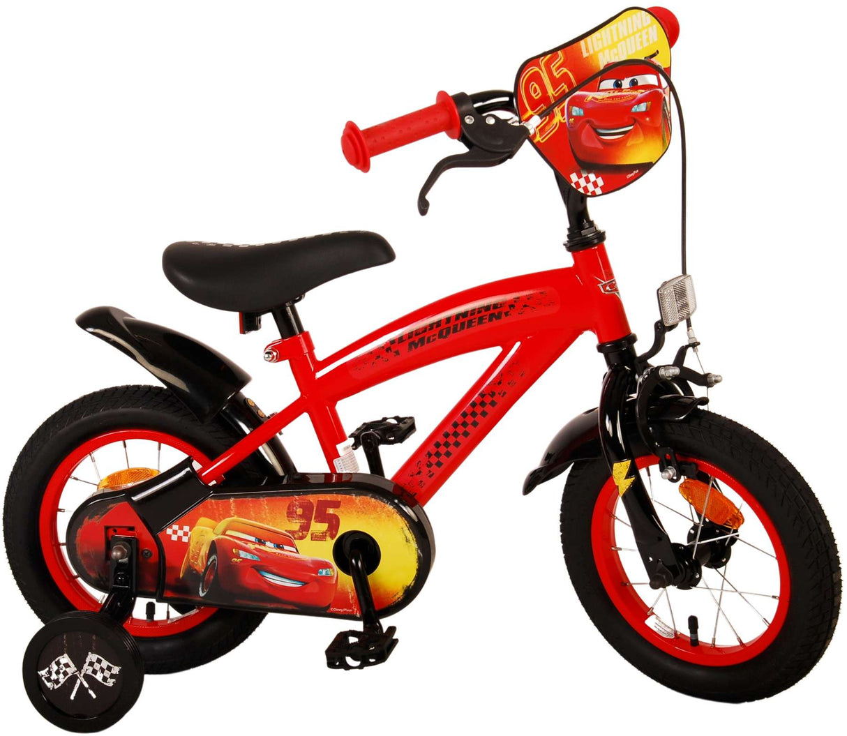 Disney Cars Kinderfiets - Jongens 12 inch - Rood