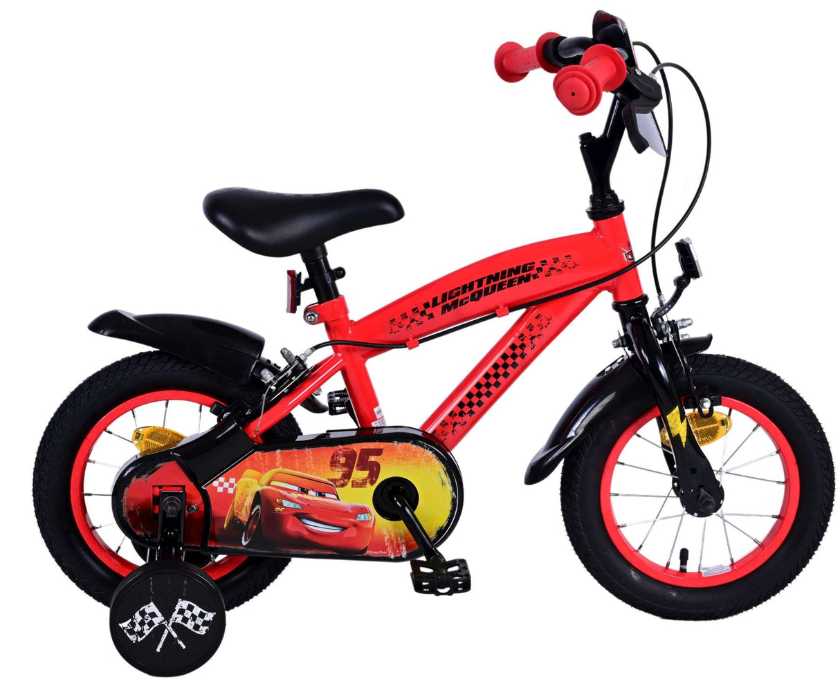 Disney Cars Kinderfiets - Jongens 12 inch - Twee handremmen