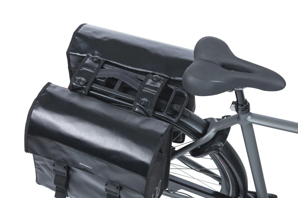 Dubbele Fietstas Basil Urban Load MIK 48-53L Black
