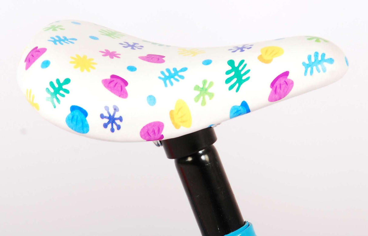 Ocean Kinderfiets - Meisjes - 10 inch - Roze Blauw - Doortrapper