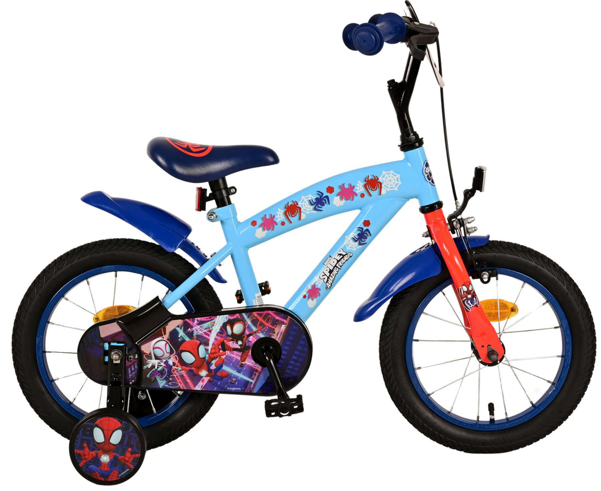 Spidey Kinderfiets Jongens Fiets 14 inch Blauw