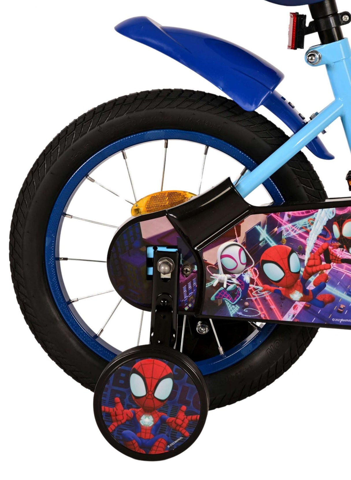 Spidey Kinderfiets Jongens Fiets 14 inch Blauw