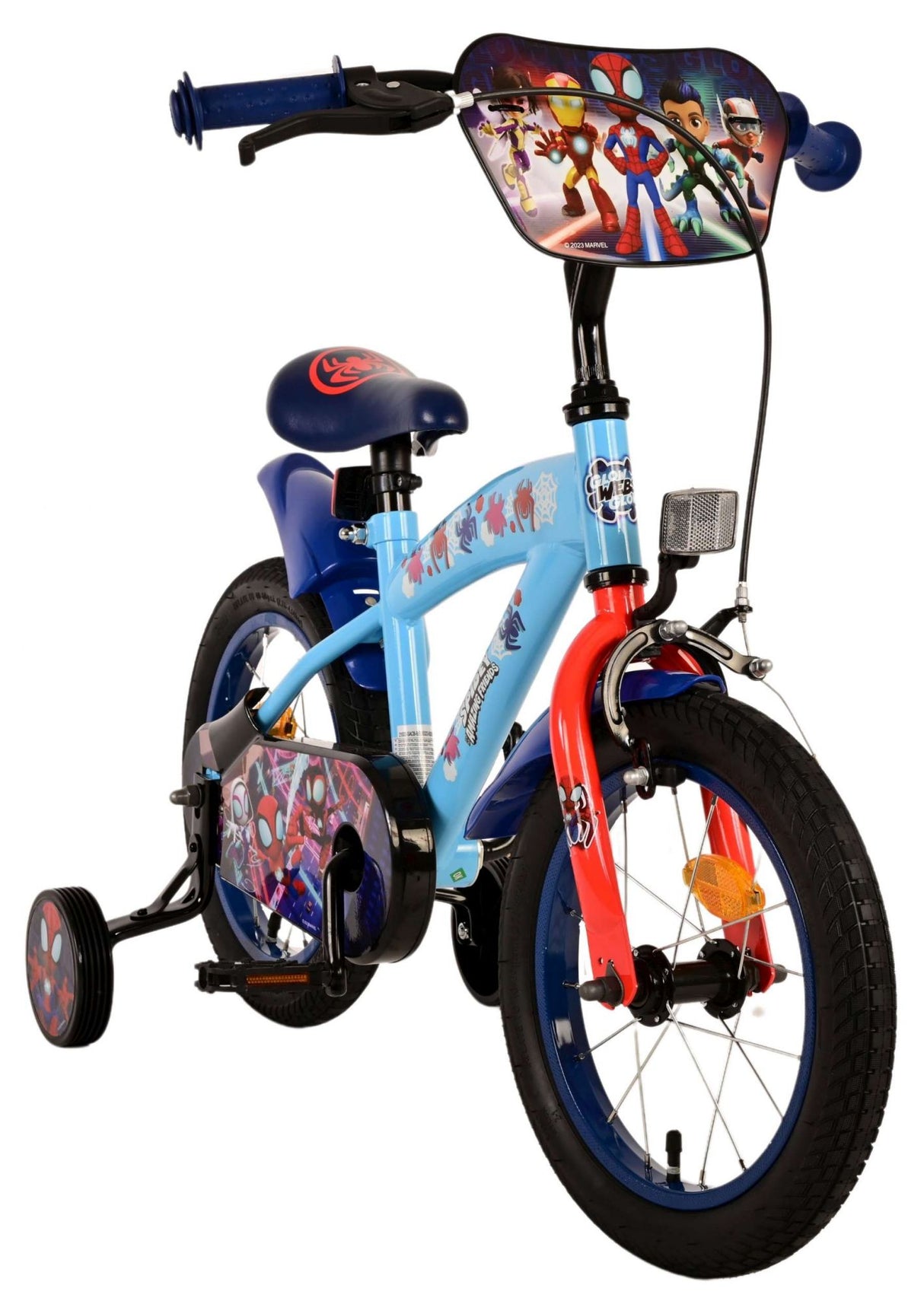 Spidey Kinderfiets Jongens Fiets 14 inch Blauw