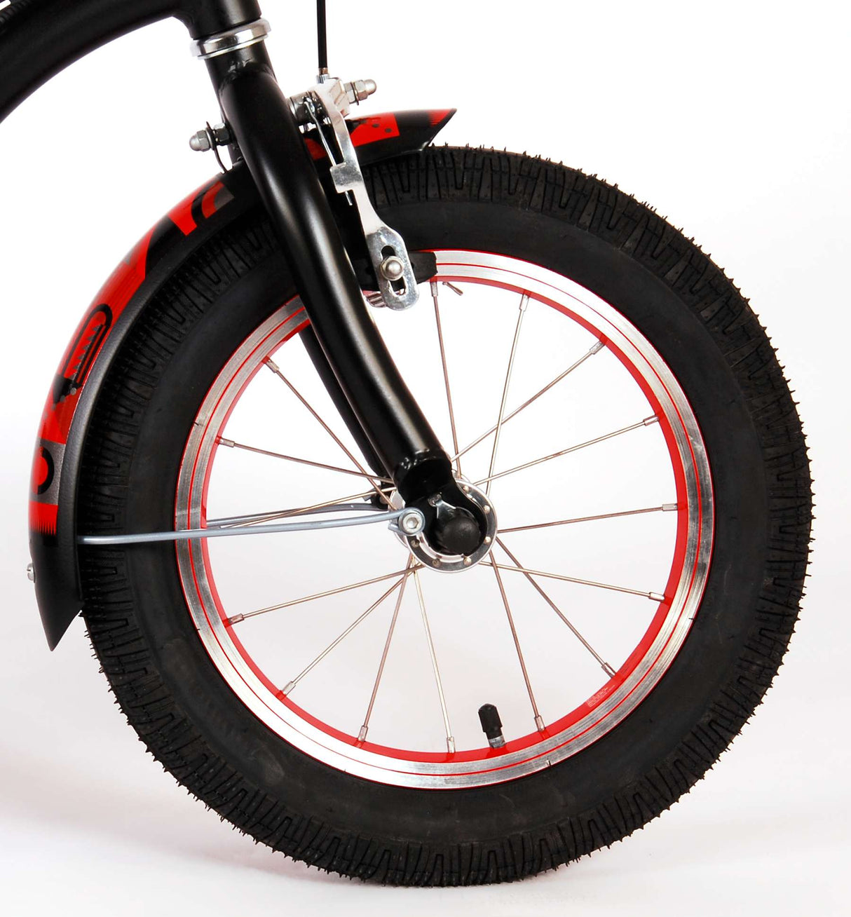 Volare Miracle Cruiser Kinderfiets Jongens fiets 14 inch Mat Zwart