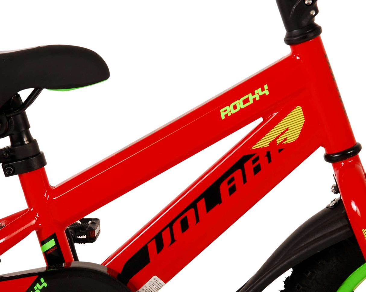 Volare Rocky Kinderfiets - Jongens 12 inch - Rood