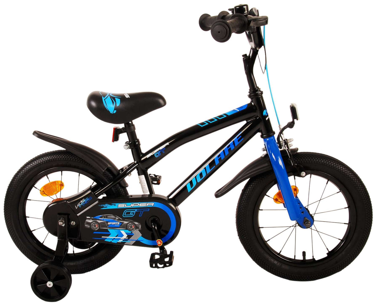 Volare Super GT Kinderfiets Jongens fiets blauw 14inch