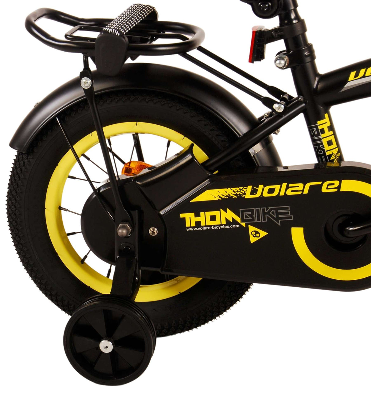 Volare Thombike Kinderfiets - Jongens 12 inch - Zwart Geel