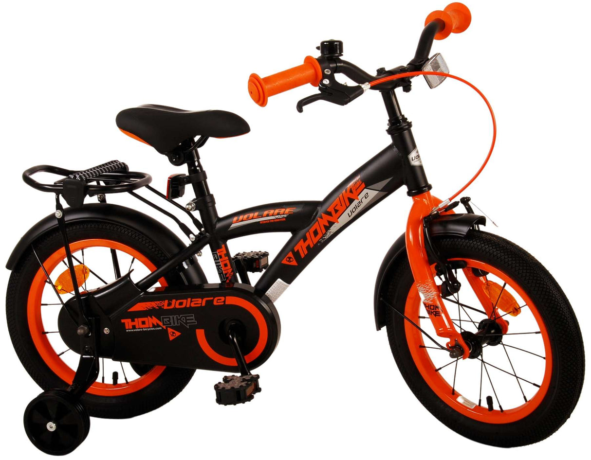 Volare Thombike Kinderfiets Jongens fiets 14 inch Zwart Oranje