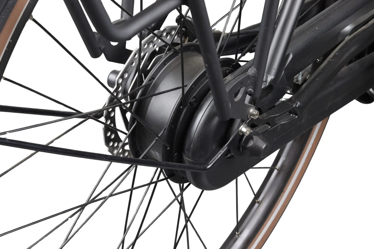 Altec Sakura dames fiets e-bike 28inch 53cm 468Wh Achterwielmotor HYD Mat Zwart