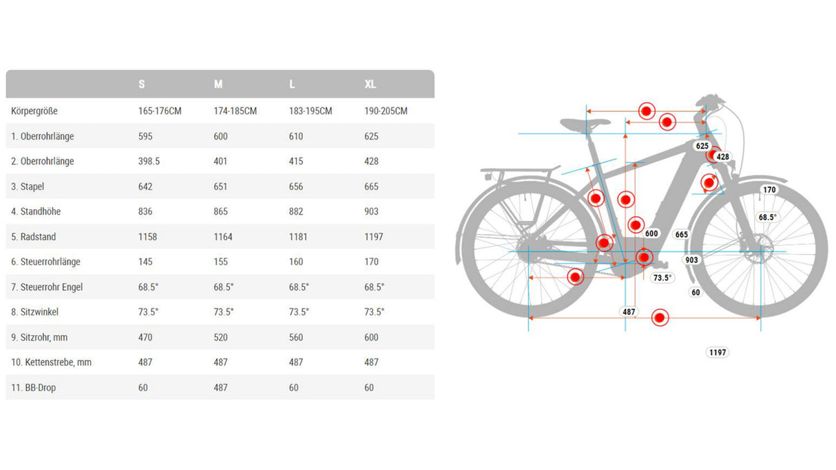 BESV CT 1.1 Step Over heren fiets e-bike