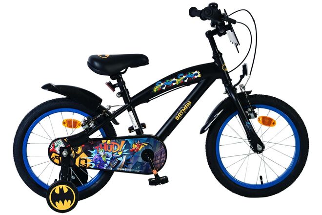 Batman Kinderfiets - Jongens fiets 16 inch - Zwart - 2 handremmen