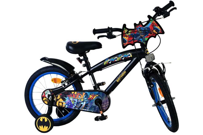 Batman Kinderfiets - Jongens fiets 16 inch - Zwart - 2 handremmen