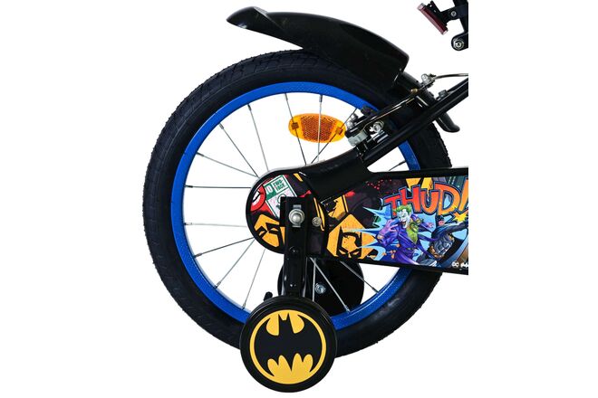 Batman Kinderfiets - Jongens fiets 16 inch - Zwart - 2 handremmen