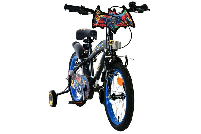 Batman Kinderfiets - Jongens fiets 16 inch - Zwart - 2 handremmen