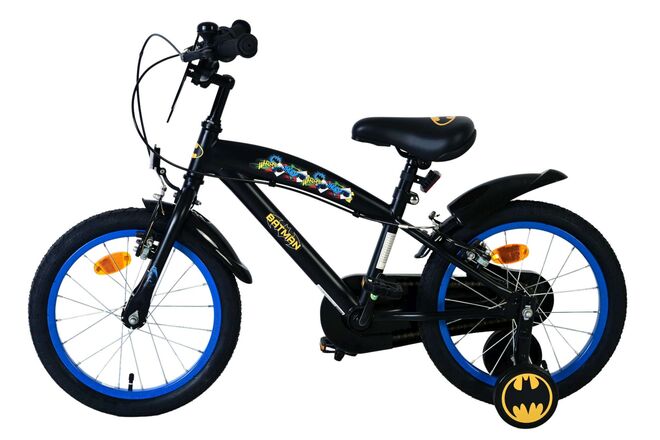 Batman Kinderfiets - Jongens fiets 16 inch - Zwart - 2 handremmen