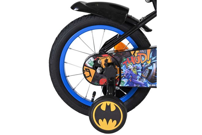 Batman Kinderfiets - Jongens fiets 14 inch - Zwart