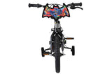 Batman Kinderfiets - Jongens fiets 14 inch - Zwart - Twee handremmen