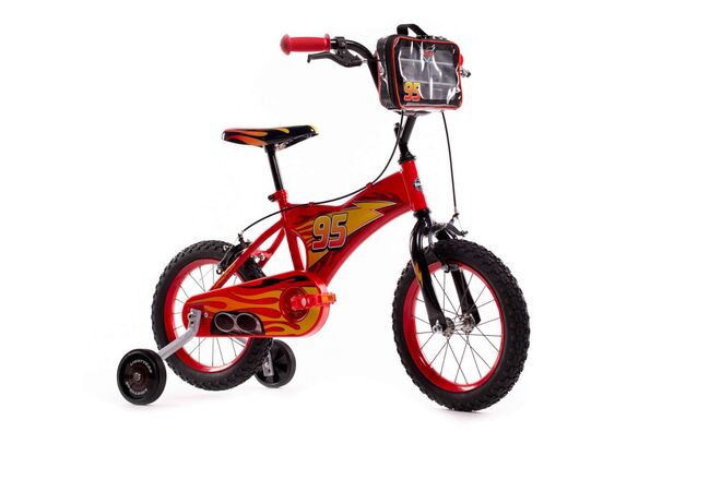 Disney Cars Kinderfiets - Jongens - 14 inch - Rood - Twee handremmen