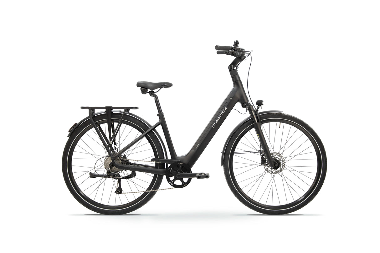 Granville SUBURBAN 10 Mat zwart dames fiets e-bike