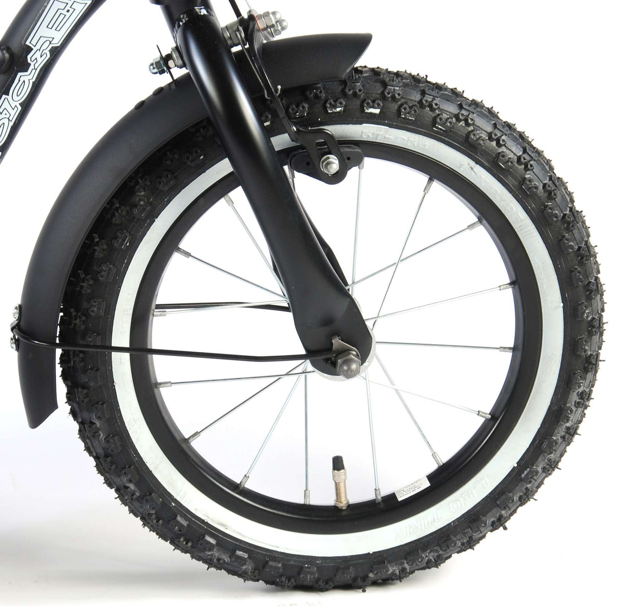 Volare Black Cruiser Kinderfiets Jongens fiets 14 inch Zwart