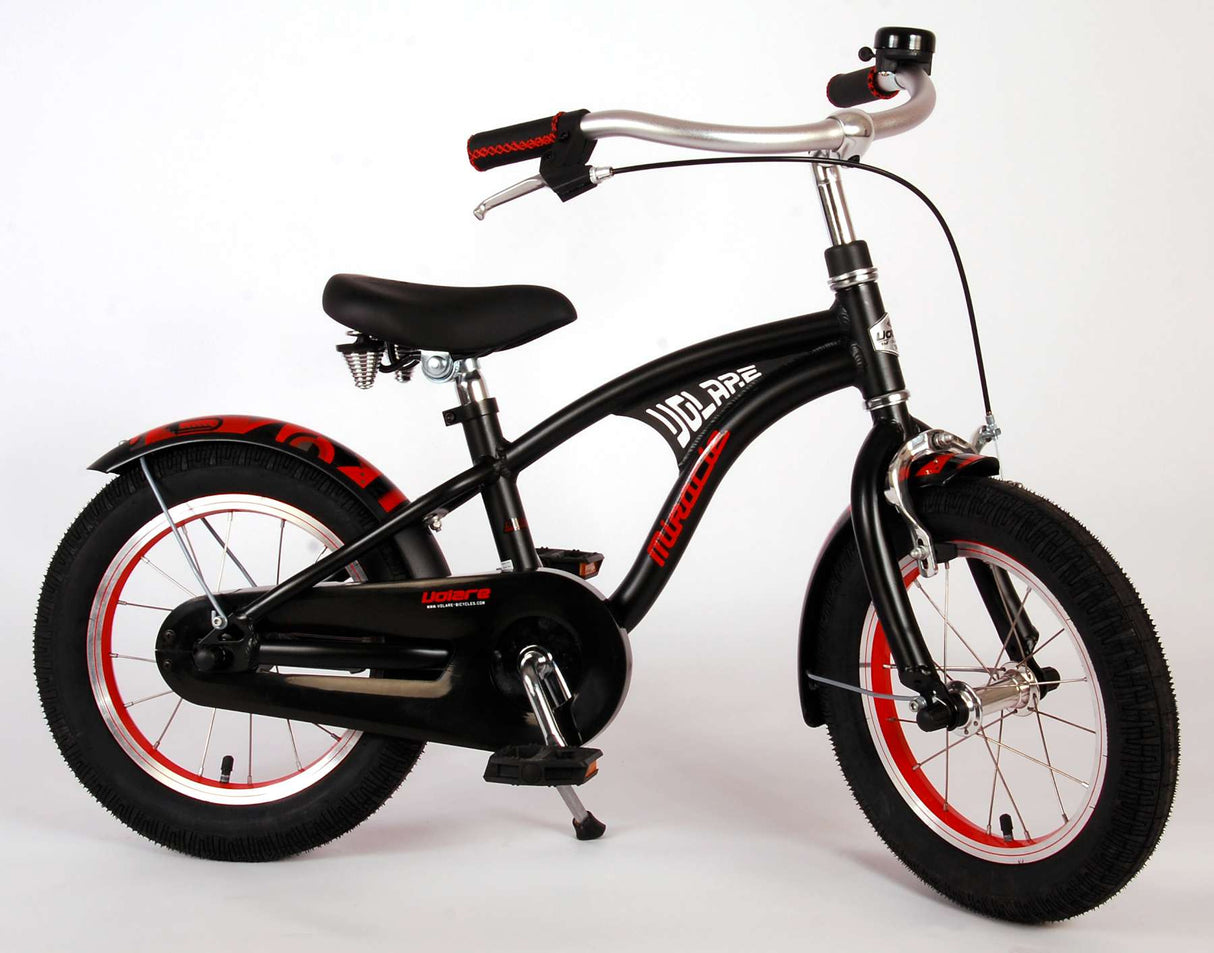 Volare Miracle Cruiser Kinderfiets Jongens fiets 14 inch Mat Zwart