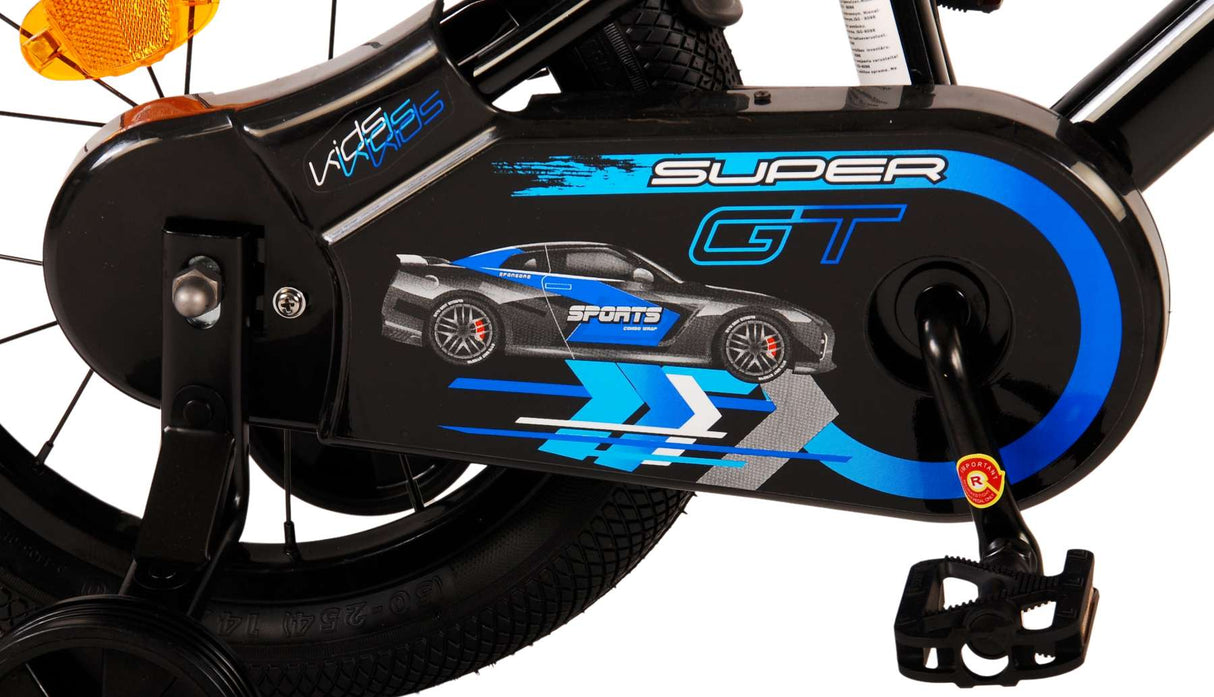 Volare Super GT Kinderfiets Jongens fiets blauw 14inch