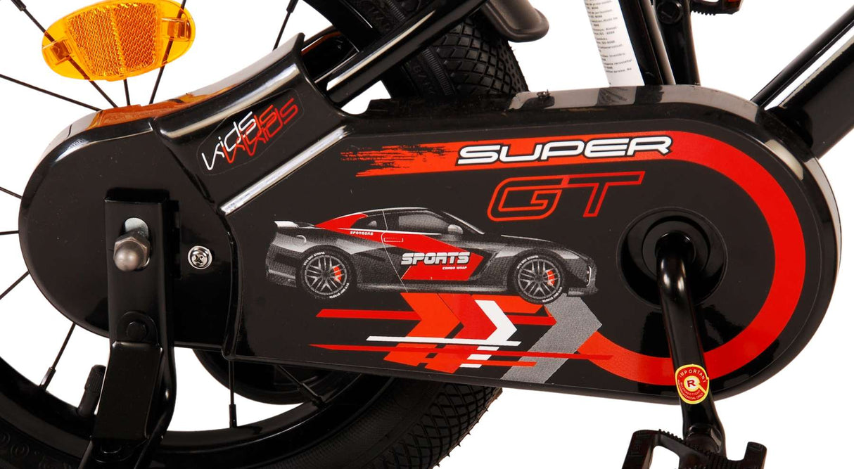 Volare Super GT Kinderfiets Jongens fiets Rood 14 inch