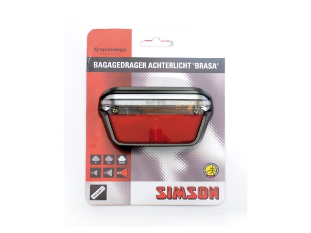 Simson Batterij Bagagedrager Achterlicht